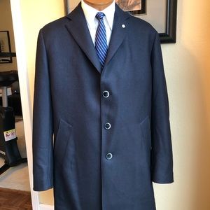 Luigi Bianchi Mantova Italian Wool Overcoat 44-45R